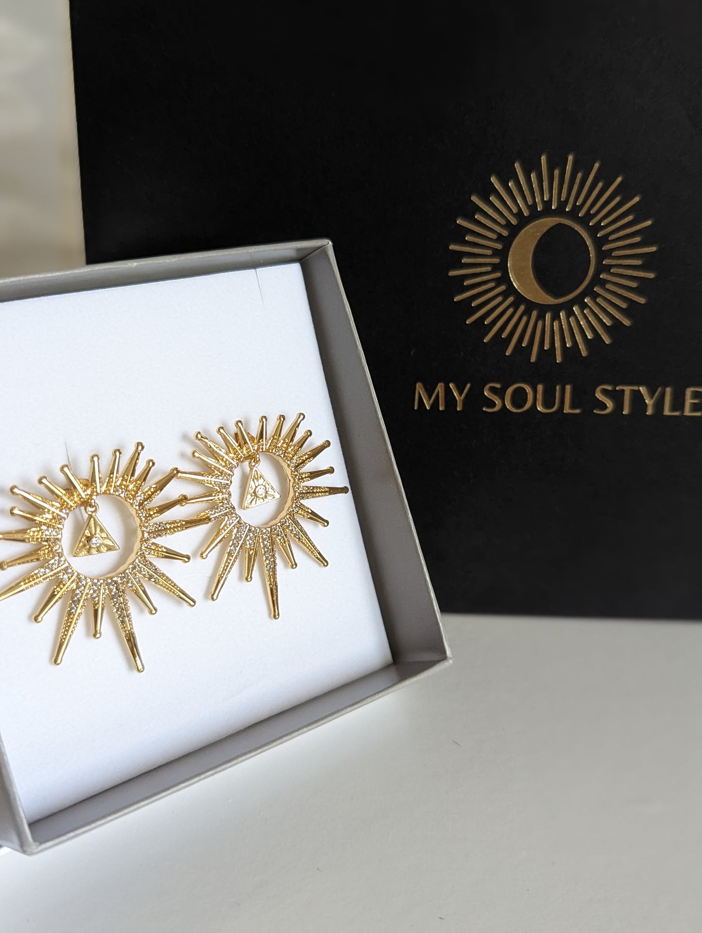 18k Gold Plated Stud Earrings