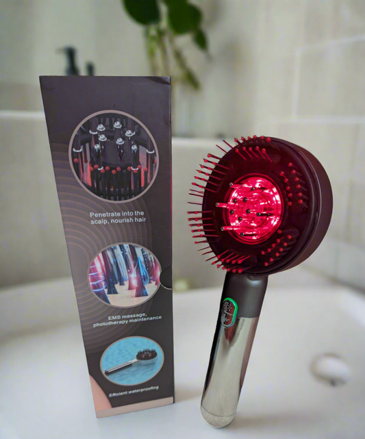 3 in 1 Massage Comb with Oil Applicator and Infrared